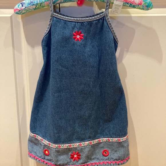 Vintage  Mirrored Floral Embroidered Denim… - Picture 12 of 16